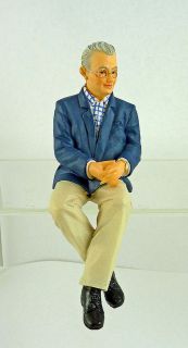 Dollhouse Miniature Resin Doll Older Man Charles