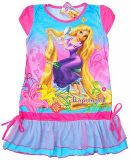 Disney TANGLED Rapunzel Nighty / Party DRESS Girls Kids Clothes New 