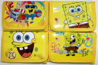 New Spongebob Square Pants Kids Tri fold Wallet Party Favors LOW 