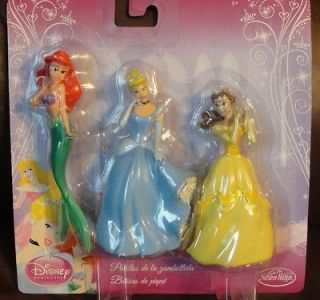 Disney Princesses   Belle, Cinderella and Ariel   Cake Toppers   New