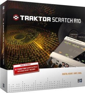   Native Instruments Traktor Scratch Pro A10 Digital DJ 4 Decks System
