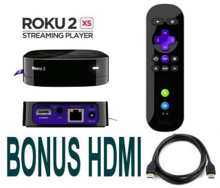 ROKU 2XS DIGITAL HD MEDIA VIDEO STREAMER 500+ CHANNELS BONUS HDMI 