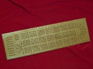   RARE BIRDSEYE MAPLE CRIBBAGE BOARD made in USA by a disabled veteran