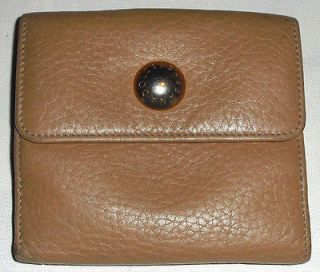 Dolce and Gabbana Light Brown Leather Purse L 5/13 H 4.5/11.5