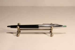 VINTAGE BALLPOINT PEN BIC/BLACK AND SILVER COLOR