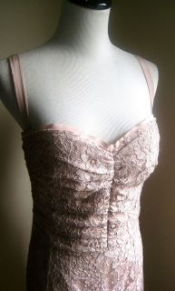 Dolce Gabbana $2.5K lace bustier strapless dress 2012 US8 NWOT