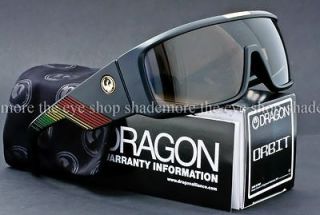 New DRAGON ORBIT RASTA Sunglasses Jet Black  Bronze Domo 720 2044