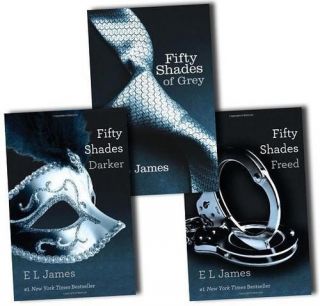 Fifty (50) Shades of Grey (Gray) 3 Book Set Trilogy by E L James