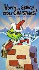 Dr. Seuss How The Grinch Stole Christmas Original VHS Video Cassette 