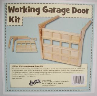 Garage Door working Kit 6036 dollhouse miniature 1/12 scale 