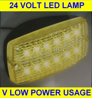 24v volt Led Yellow Day Lamp Truck Lorry Spot light