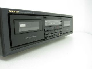 Onkyo TA W200 Dual Stereo Cassette Player Recorder Audio Equipment R1