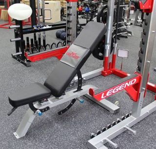 CFF Pro Series Adjustable Super Bench   White   Great Weight/Crossfit 