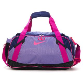 BN Nike Women Girl Gym Duffle Bag Purple w/ Black (BA3155 456)