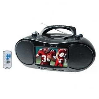   TFT LCD Display Portable DVD Player with AM/FM Stereo Radio, USB