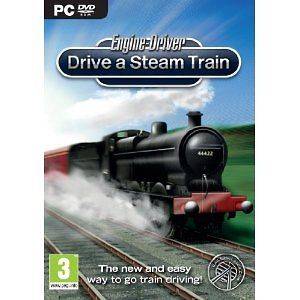 engine driver Drive a Steam Train (PC DVD) NEW