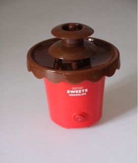   Mini Outdoor Portable Instrument 2 tiers Chocolate Fondue Fountain