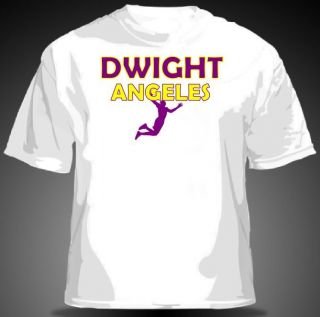 Dwight Howard DWIGHT ANGELES Shirt Los Angeles Lakers Kobe MENS 