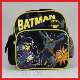 10 Batman The Joker is Back Small Backpack Bag Toddler