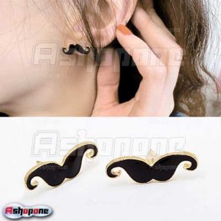 mustache earrings in Earrings