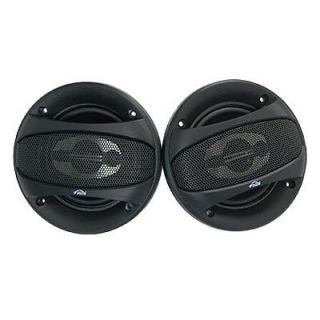 Way Car Auto Black Stereo Audio System Speakers 2 Pieces