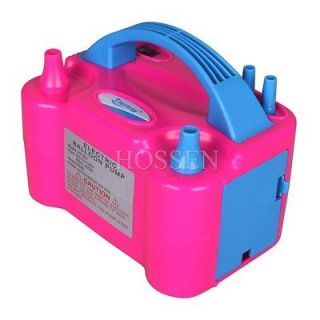  Double Pump Balloon Inflator Electric Automatic Balloon Pump Blower