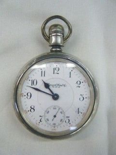 RARE Antique Illinois Plymouth Pocket Watch AWW Co. Case 18S 17 Jewels 