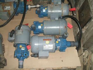   FINISH THOMPSON Chemical Pumps w/ 1/2 HP Washdown Duty Electric Motors