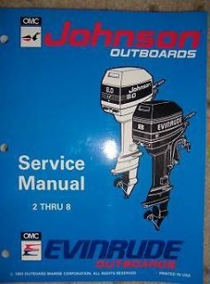 1994 Johnson Evinrude ER Electric Outboard Manual p