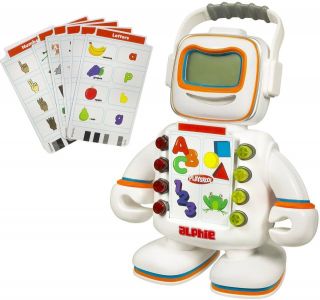   Alphie The Robot with 30 cards Educational Interactive Toy   No Box