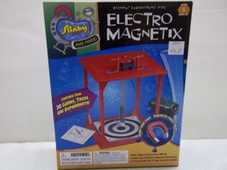 SLINKY BRAND ELECTRO MAGNETIX SCIENTIFIC EXPERIMENT #141 30 GAMES 