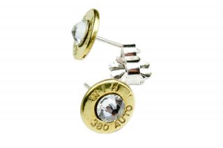   Bullet Stud Earrings Sterling Silver Classy Dainty Elegant Trendy