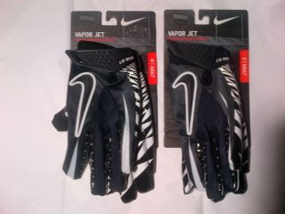 Nike Vapor Jet Football Gloves, GF0080 002 S M L Adult