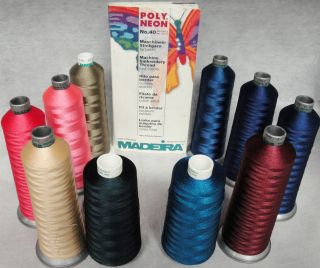 madeira polyneon embroidery thread 40 wgt 120 2 denier 5500
