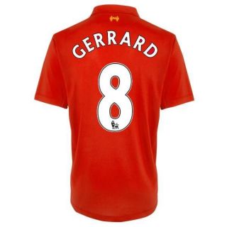 New Steven Gerrard Liverpool FC Red Home Jersey