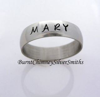 personalized name rings in Rings