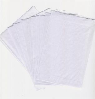 100 new & fresh #7 Glassine Envelopes   4 1/8 X 6 1/4