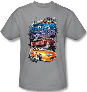 NEW Mens Women Ladies Sizes Fast & The Furious Street Car Poster Logo 