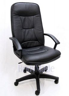 New PU Leather Ergonomic Executive Computer Office Chair Desk High 