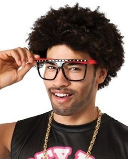 LMFAO PARTY ROCK Glasses Frames Black Red Redfoo Costume Sexy Dance 