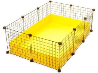 NEW Cube & Coroplast Guinea Pig Cage 2x3 Grid C&C   Small