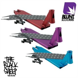 BLUNT SCOOTER AOS V2 2012 EXTREME STUNT SCOOTER DECK AND FLEX BRAKE 