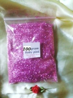 COSMETIC GLITTER fine professional quality 100 g refil bag all colours 