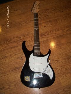 BURSWOOD MODEL JE 3SD ELECTRIC GUITAR WITH SD CARD RECORDING 