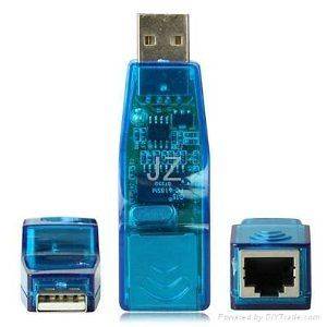 New USB to Ethernet 10/100 RJ45 LAN Network Adapter USA