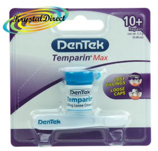 Dentek Tooth Filling Material Repairs Crowns Inlays Temparin Max