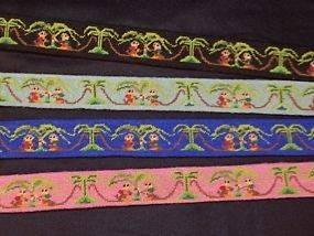 Monkey Handmade Needlepoint Finnished belt