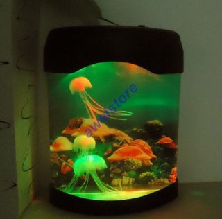   Gift Colorful LED Light Electronic Toys Jellyfish Aquarium Fish Tank