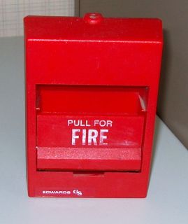 EDWARDS GS CAT. NO 277B 1110 NONCODED FIRE ALARM PULL STATION