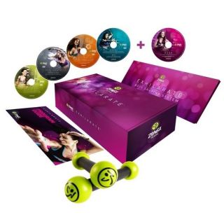 ZUMBA EXHILARATE BODY SHAPING SYSTEM~NEW RELEASE~DVD SET, TONING 